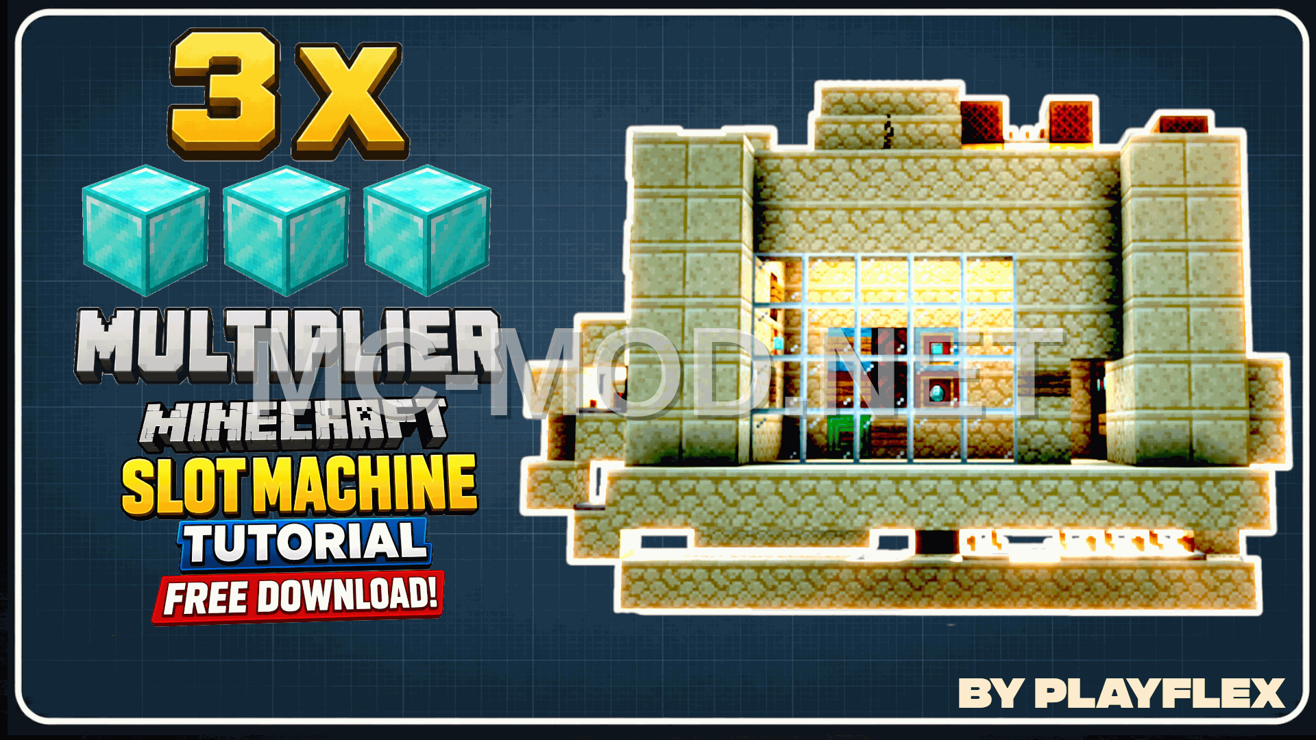 3X Multiplier Slot Machine Redstone Casino