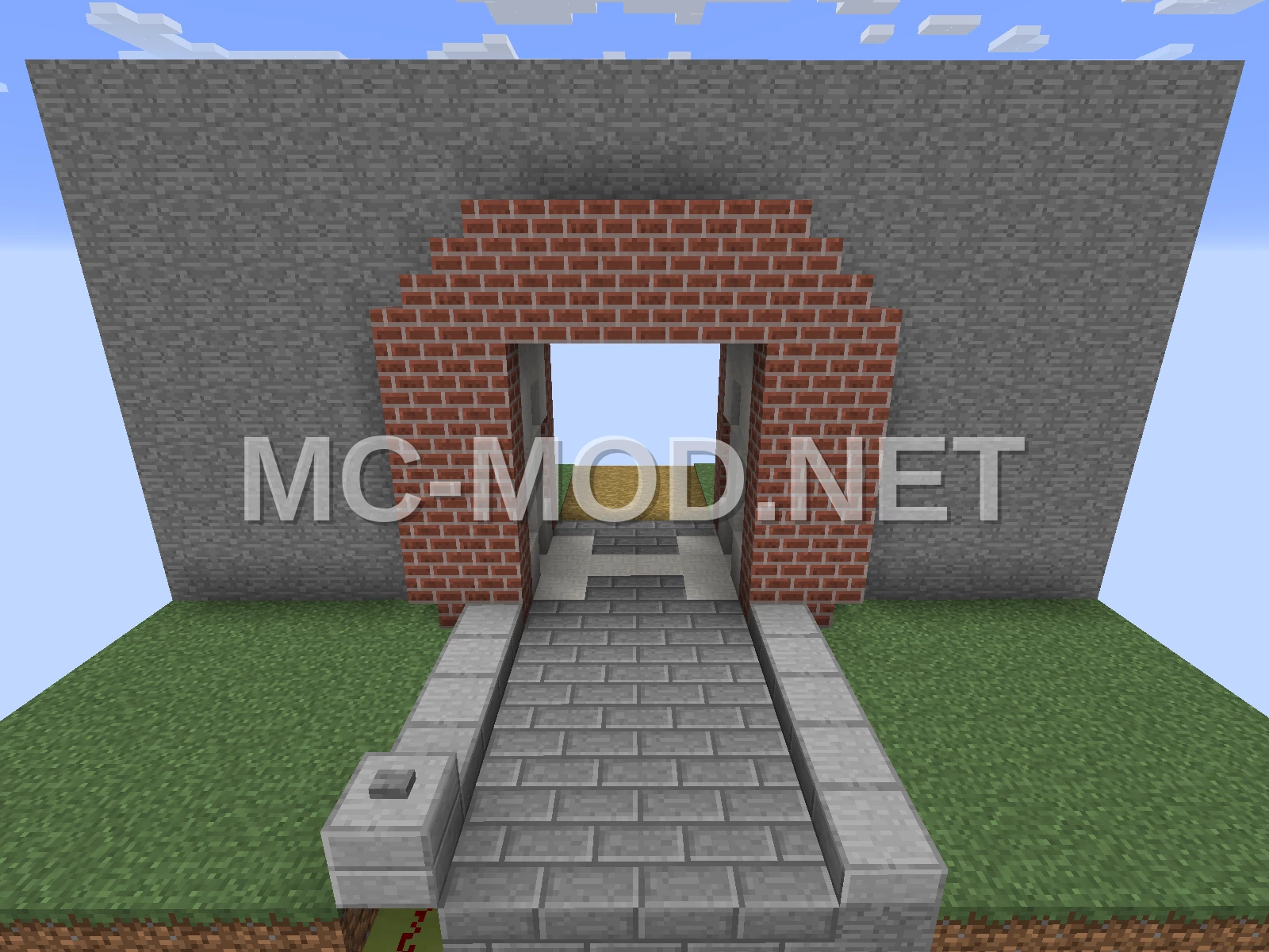 4×5 Decorated Piston Door