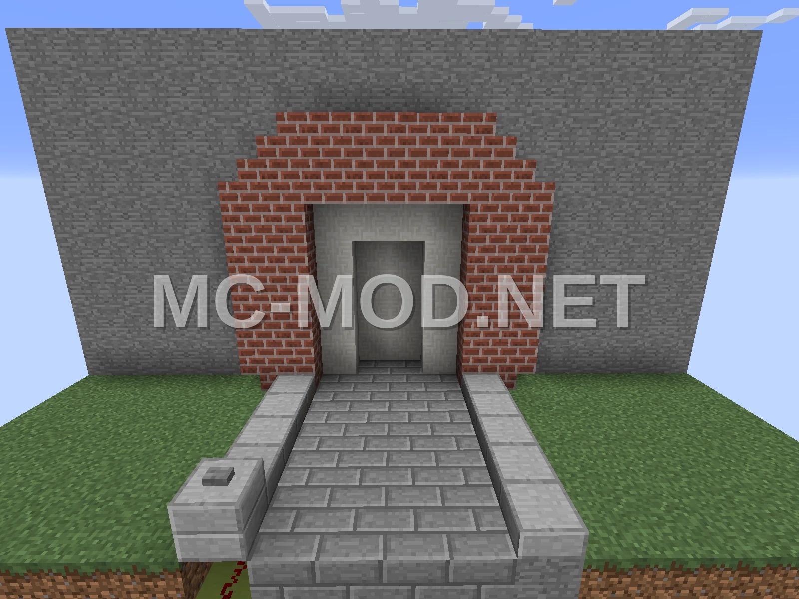 4×5 Decorated Piston Door