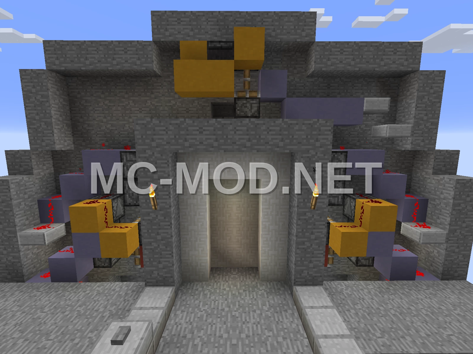 4×5 Piston Door With Buttons