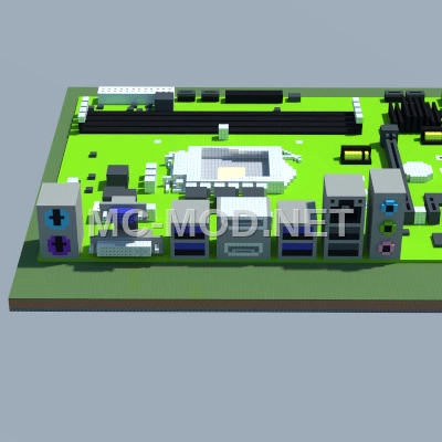 ASUS PRIME B250M-C Motherboard Pixel Art