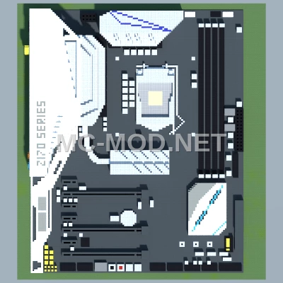ASUS Z170 Motherboard Pixel Art – 83,158 Blocks