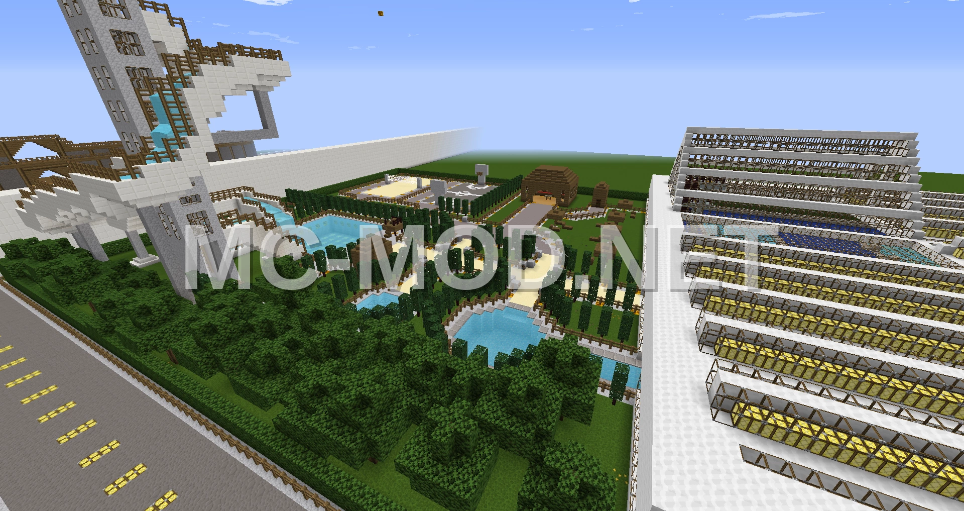 Advanced Server Bathhouse with Water Features
