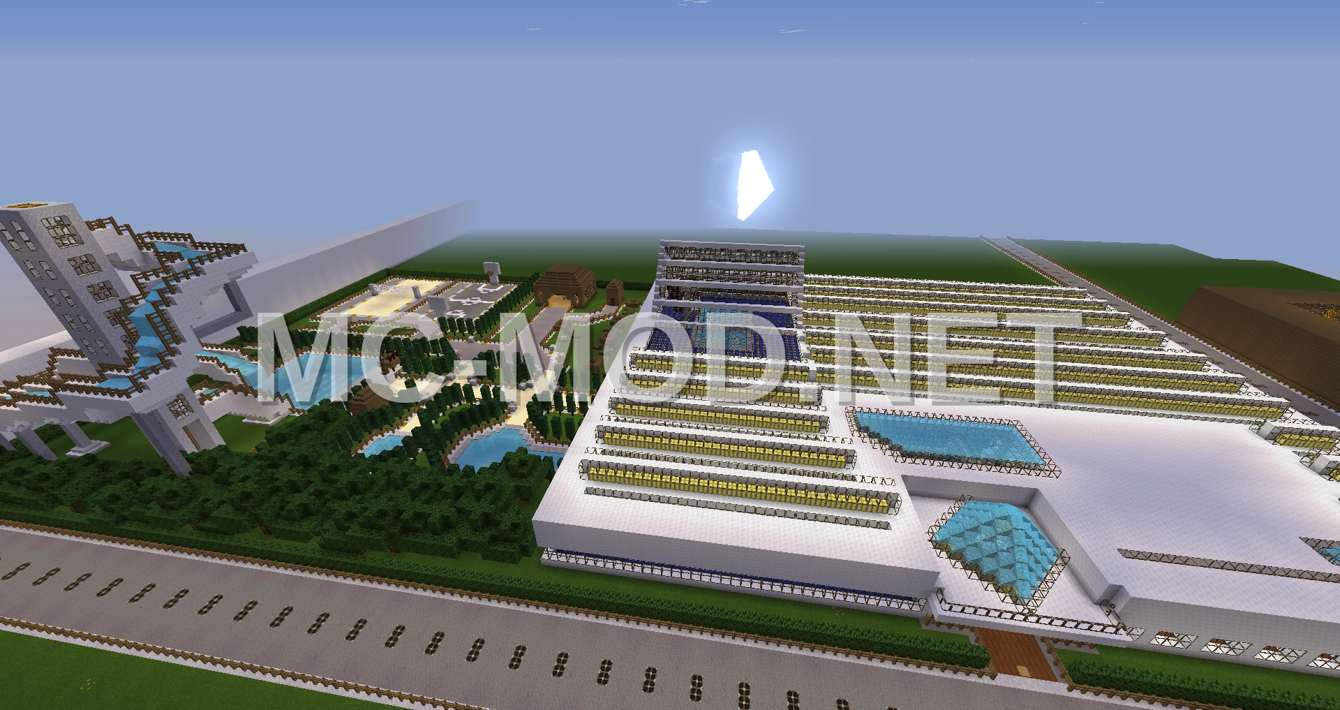 Advanced Server Bathhouse with Water Features