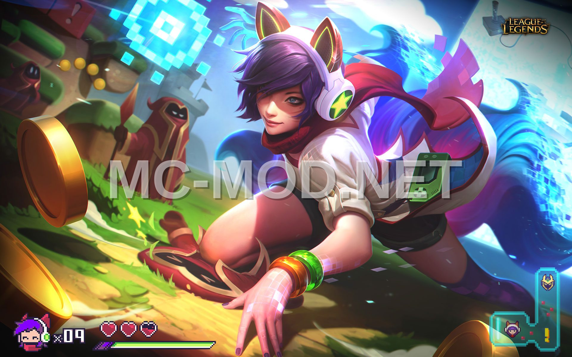 Ahri Arcade Pixel Art