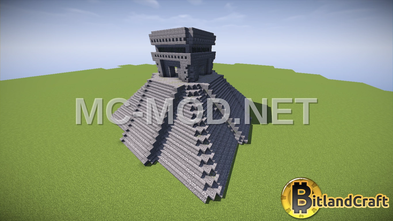 Ancient Maya Brick Temple