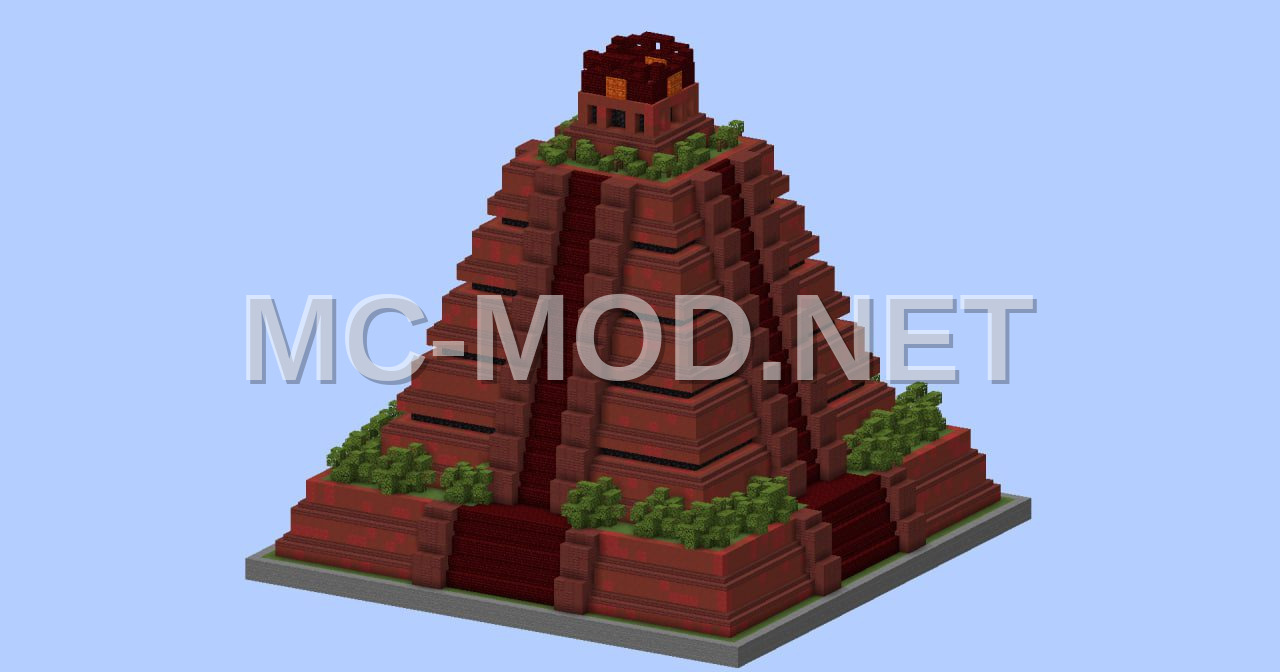 Ancient Mayan Aztec Temple