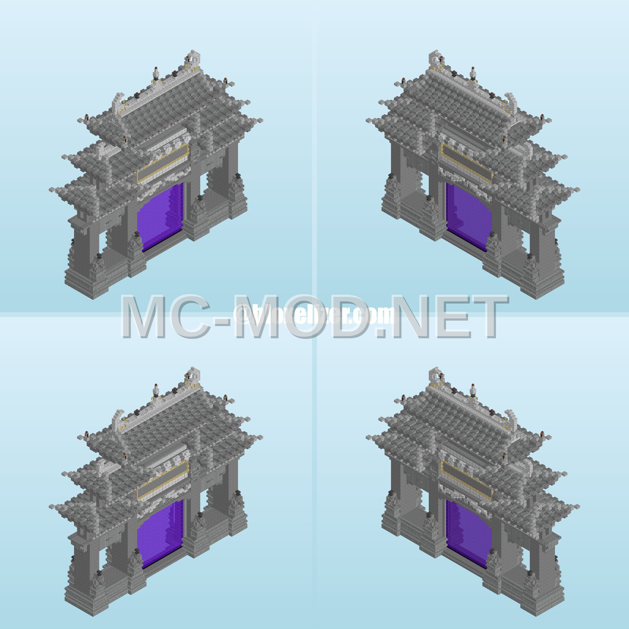 Ancient Temple Portal Structure