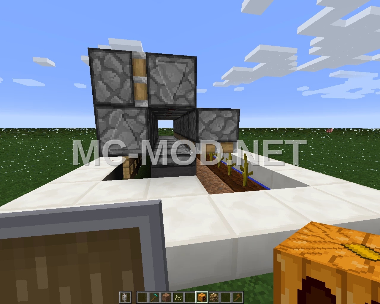 Automatic Pumpkin Farm With Large Chest Storage