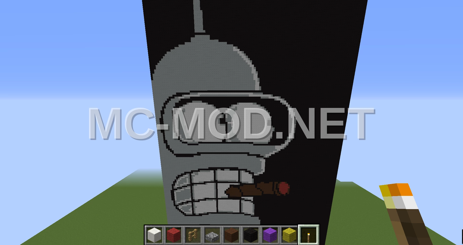 Bender Futurama Pixel Art