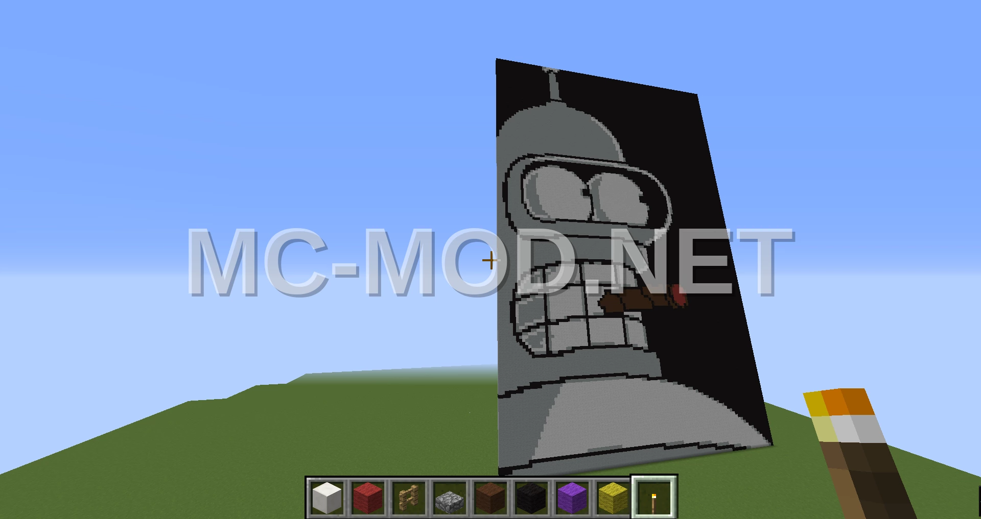 Bender Futurama Pixel Art