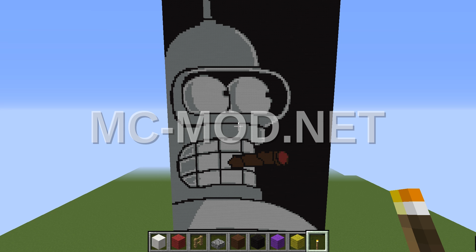 Bender Futurama Pixel Art