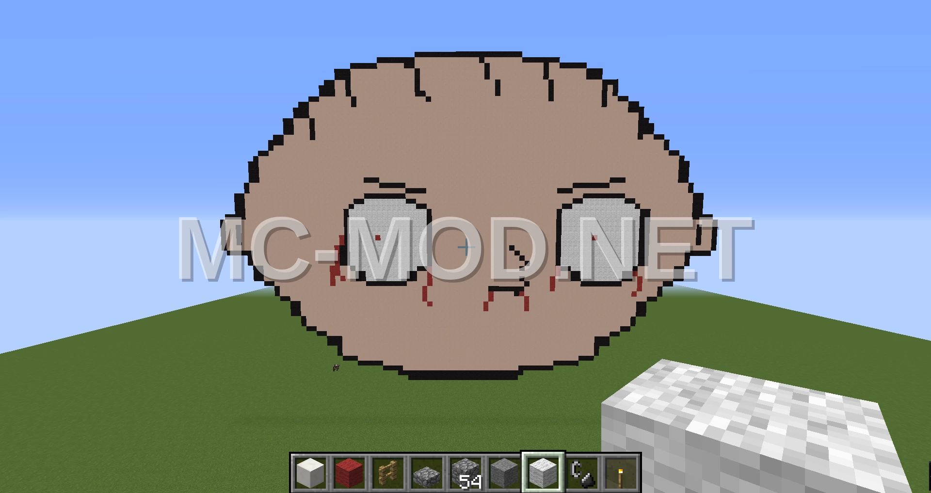 Bloody Stewie Pixel Art
