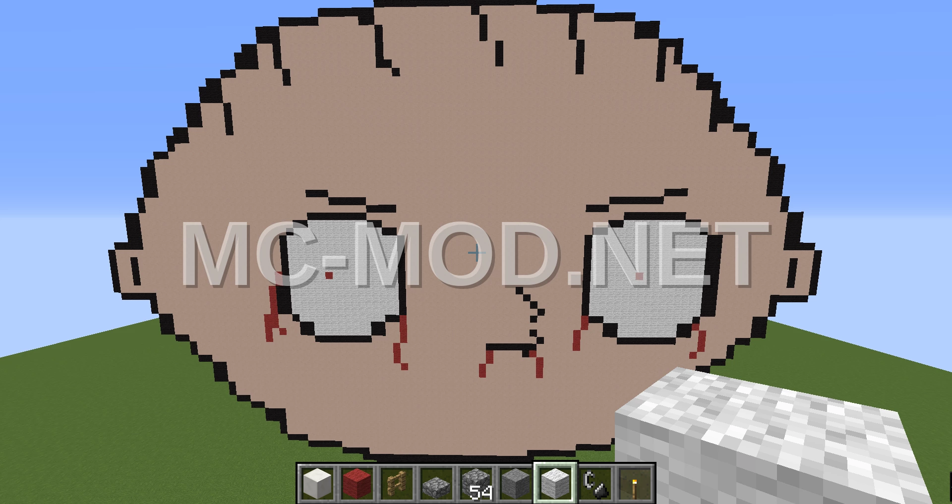 Bloody Stewie Pixel Art