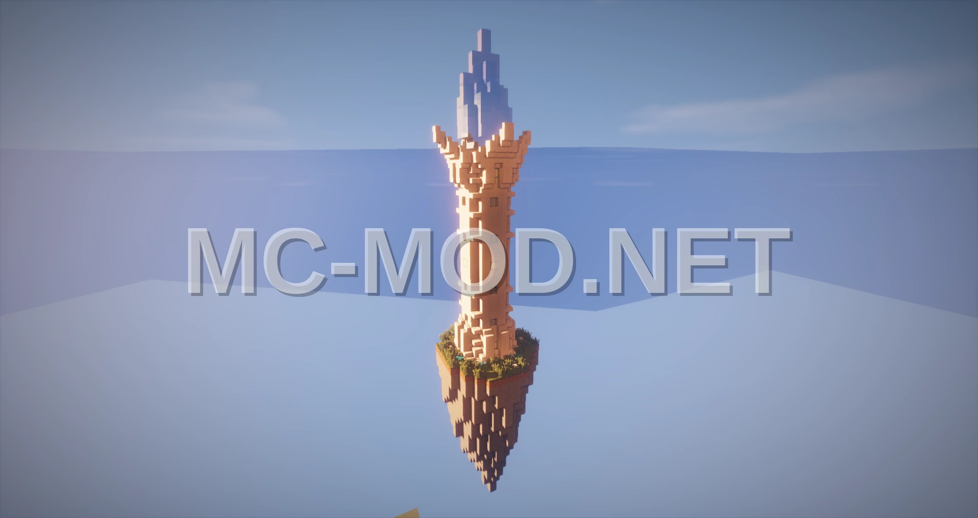 Blue Flame Tower with Furnishings