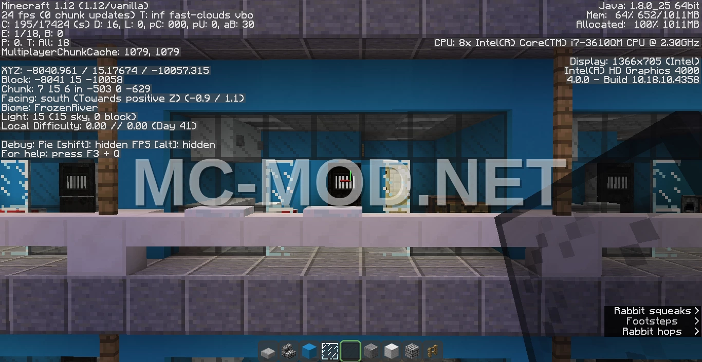 Blue Minecraftdinium House