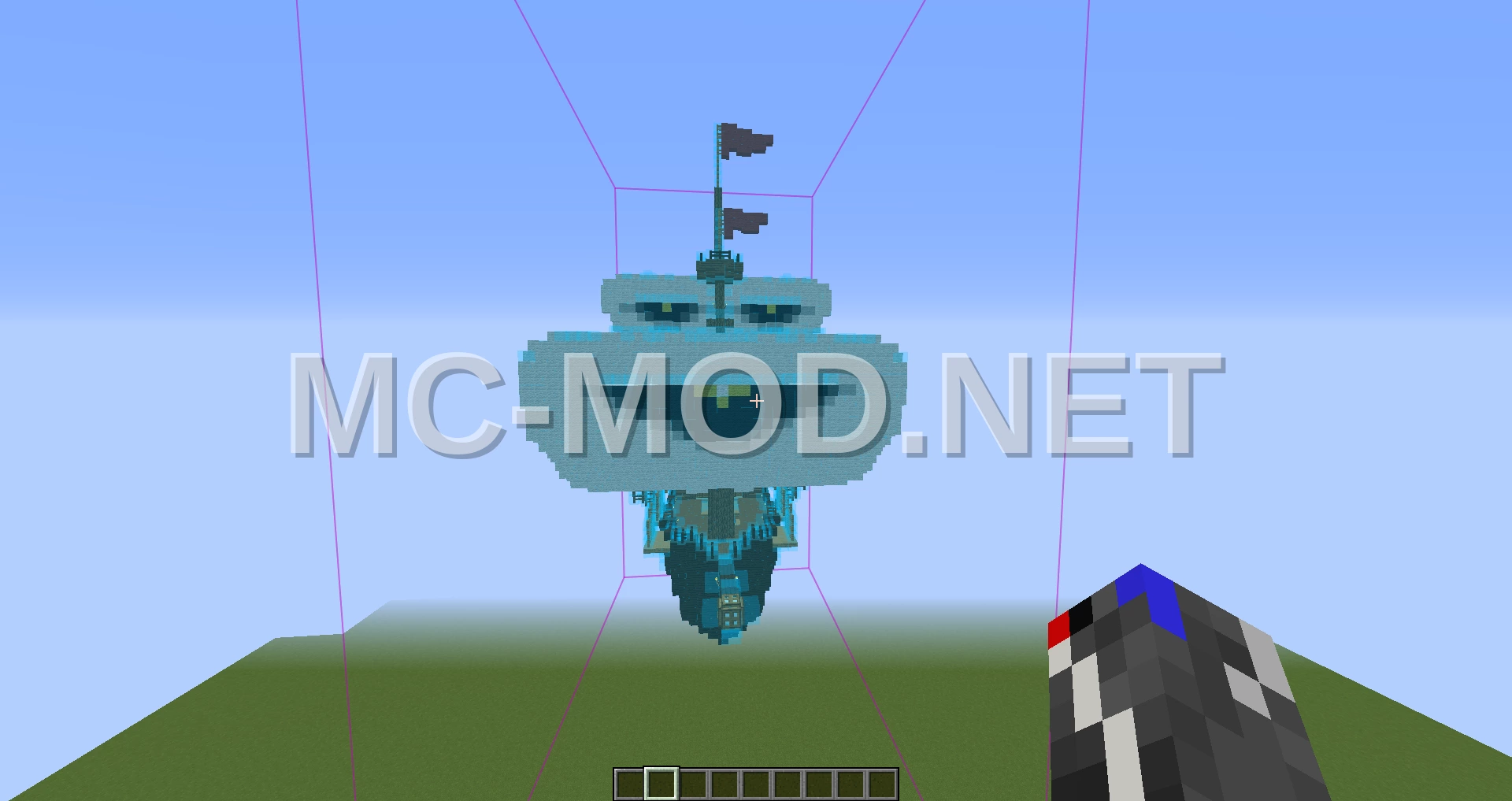 Caravel Ship with Unfolded Sails