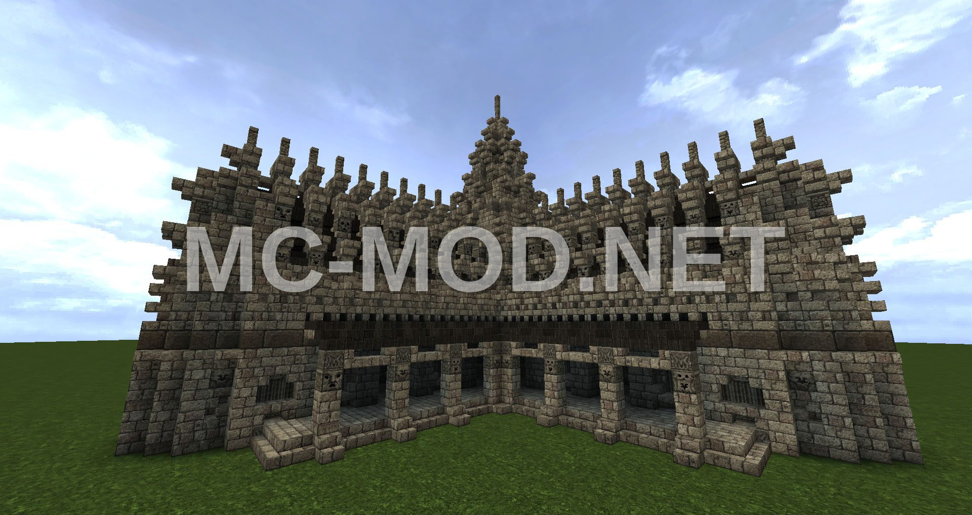 Cardinal Zombie Temple Structure