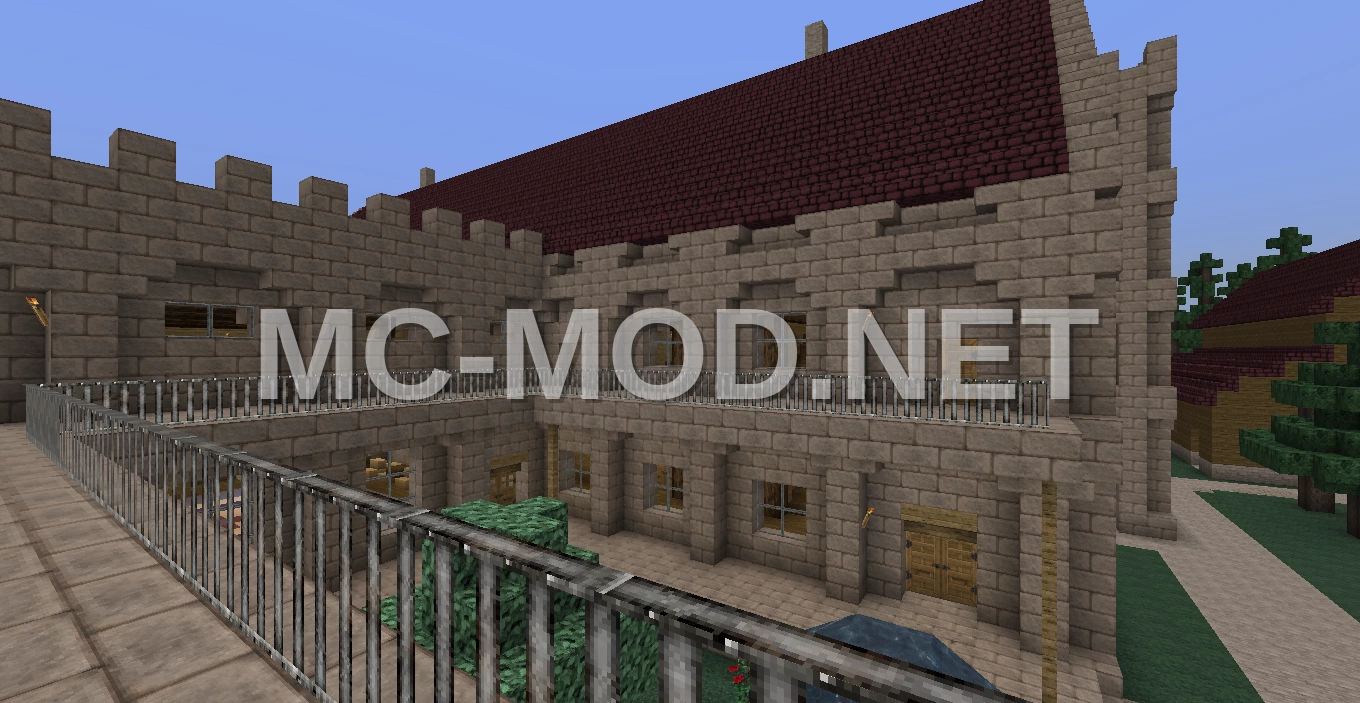 Castle Olaf II: Expanded Medieval Fortress and Grounds