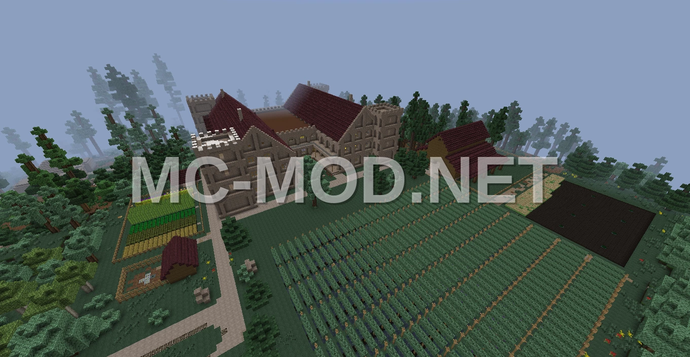 Castle Olaf II: Expanded Medieval Fortress and Grounds