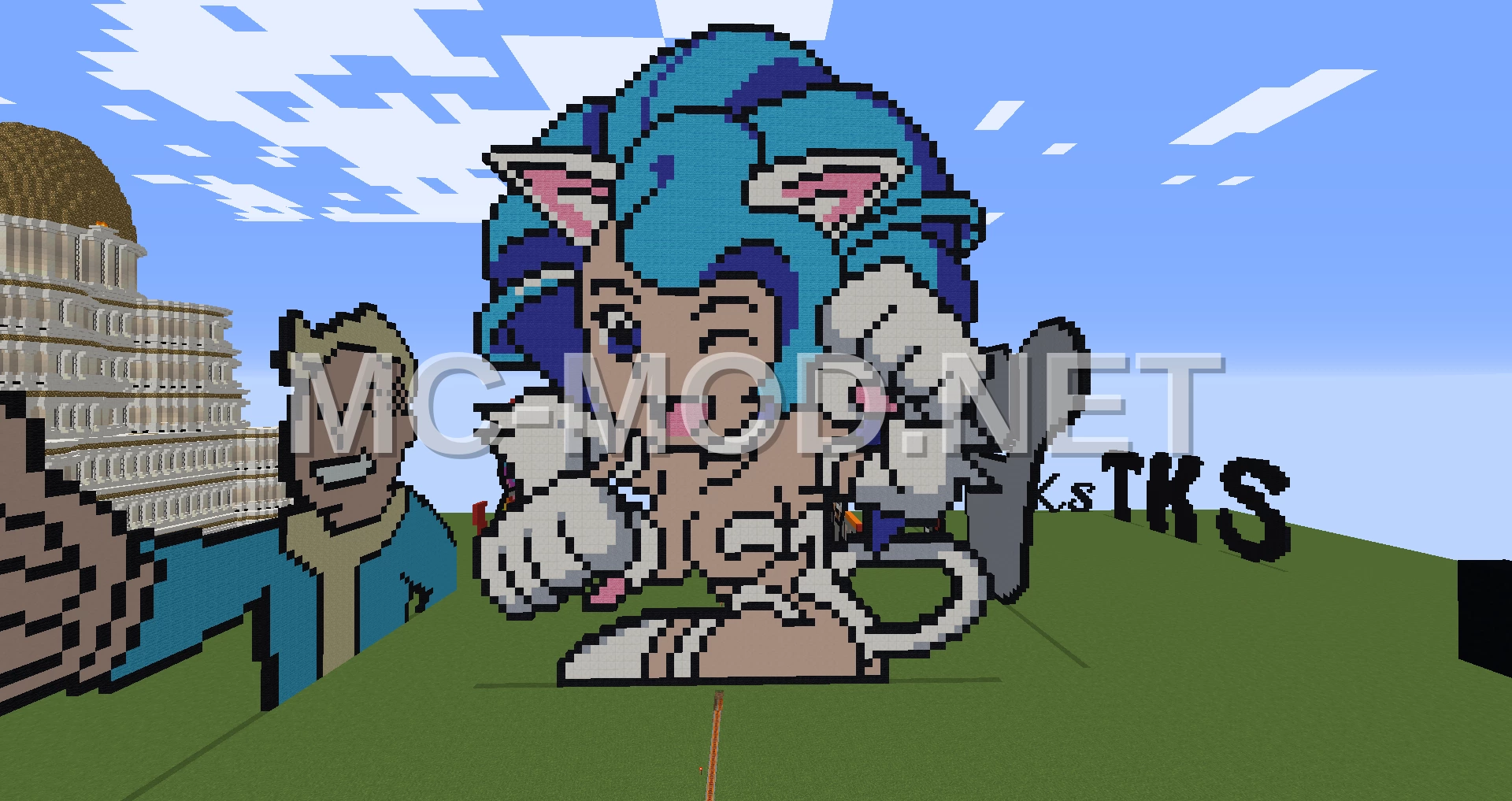 Cat Girl Statue