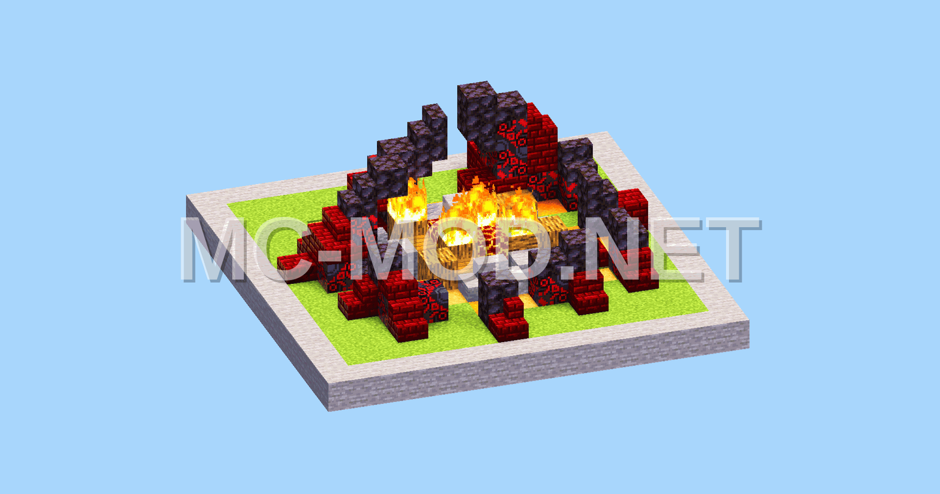 Clash of Clans Army Camp Minecraft Build