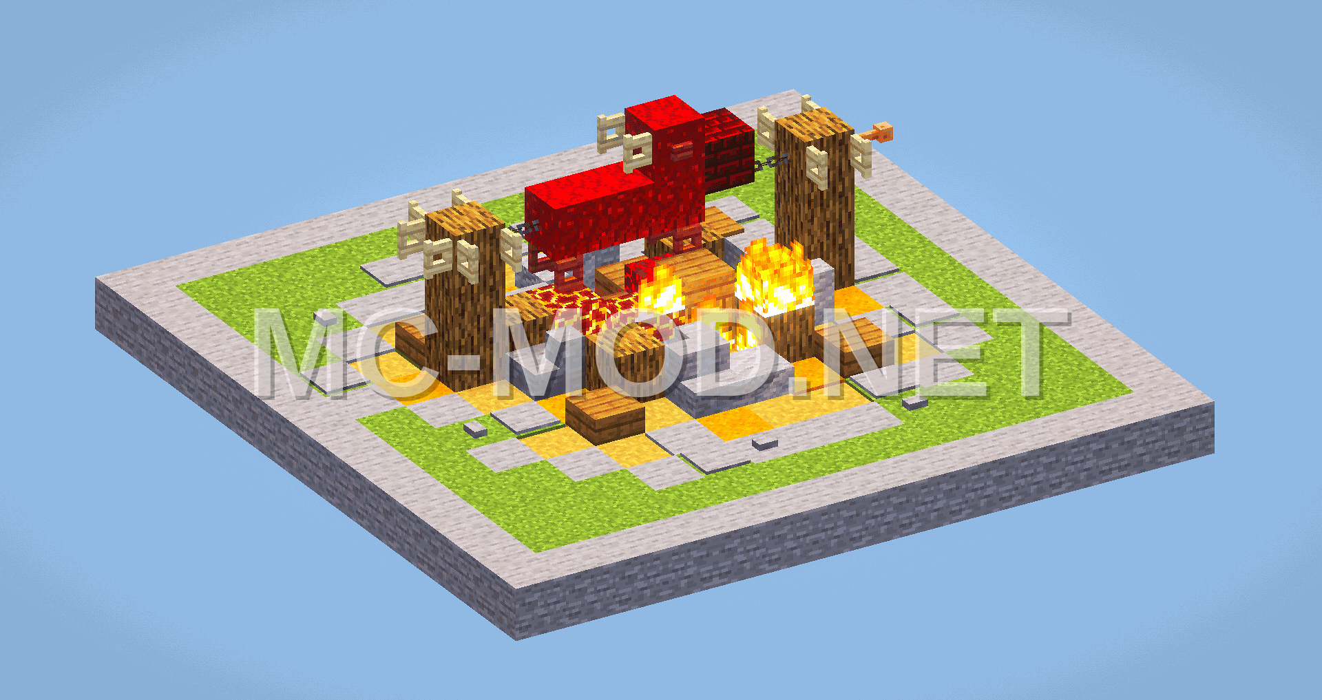 Clash of Clans Army Camp Pixel Art