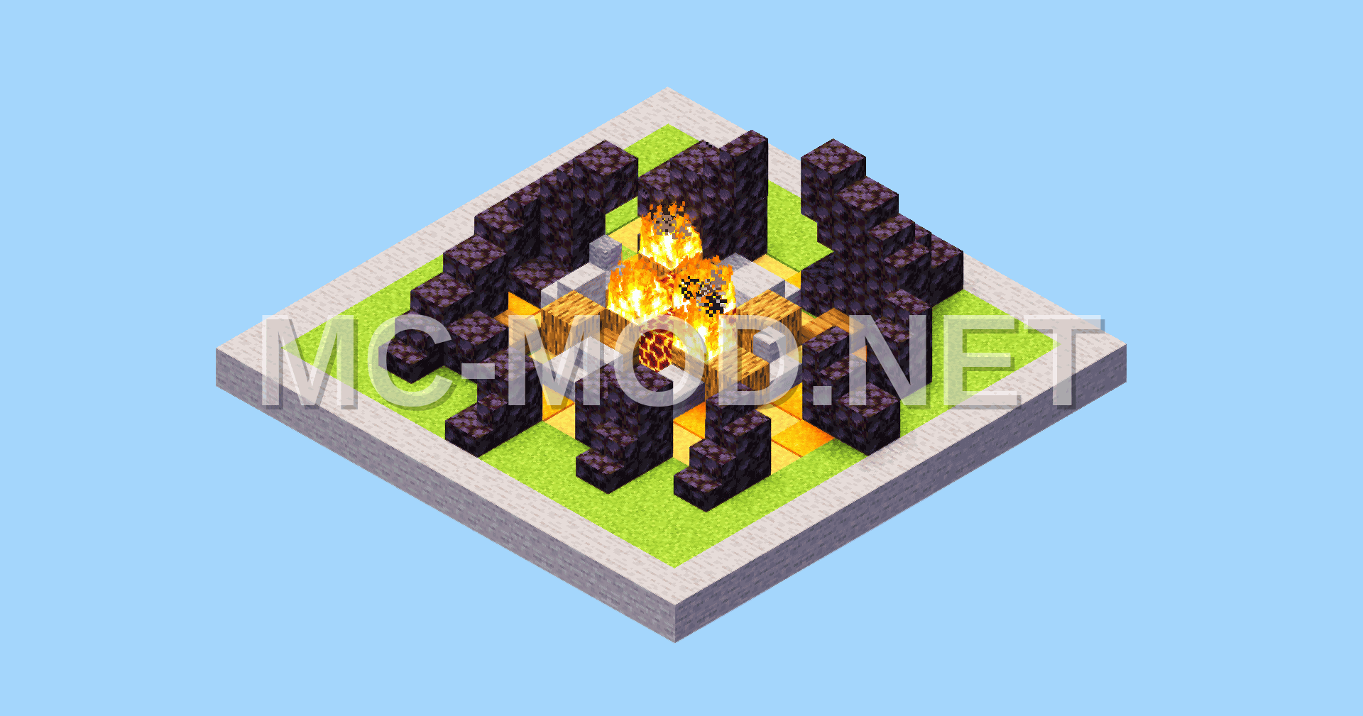 Clash of Clans Army Camp Pixel Art Structure