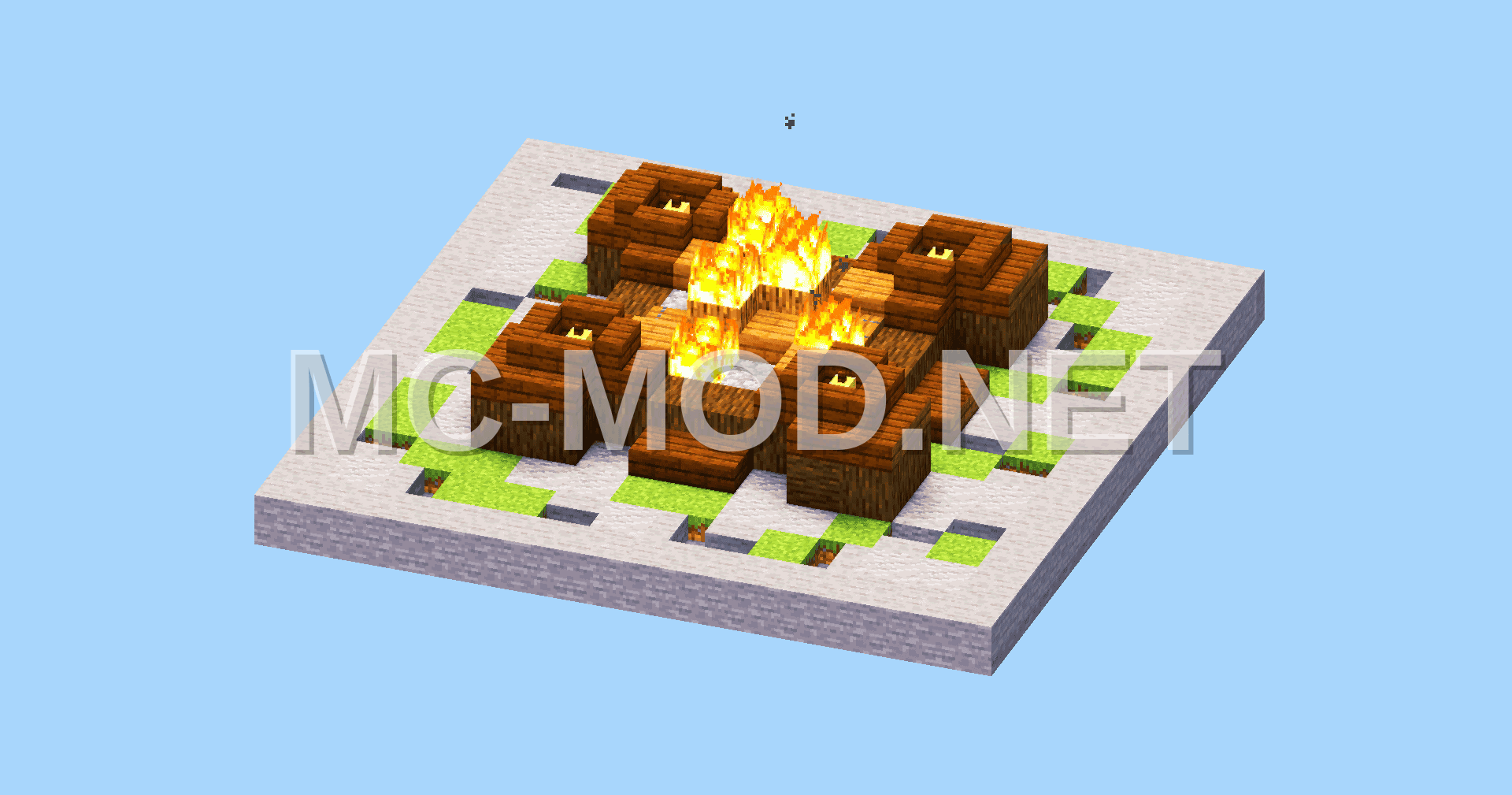 Clash of Clans Army Camp Pixel Art – 292 Blocks