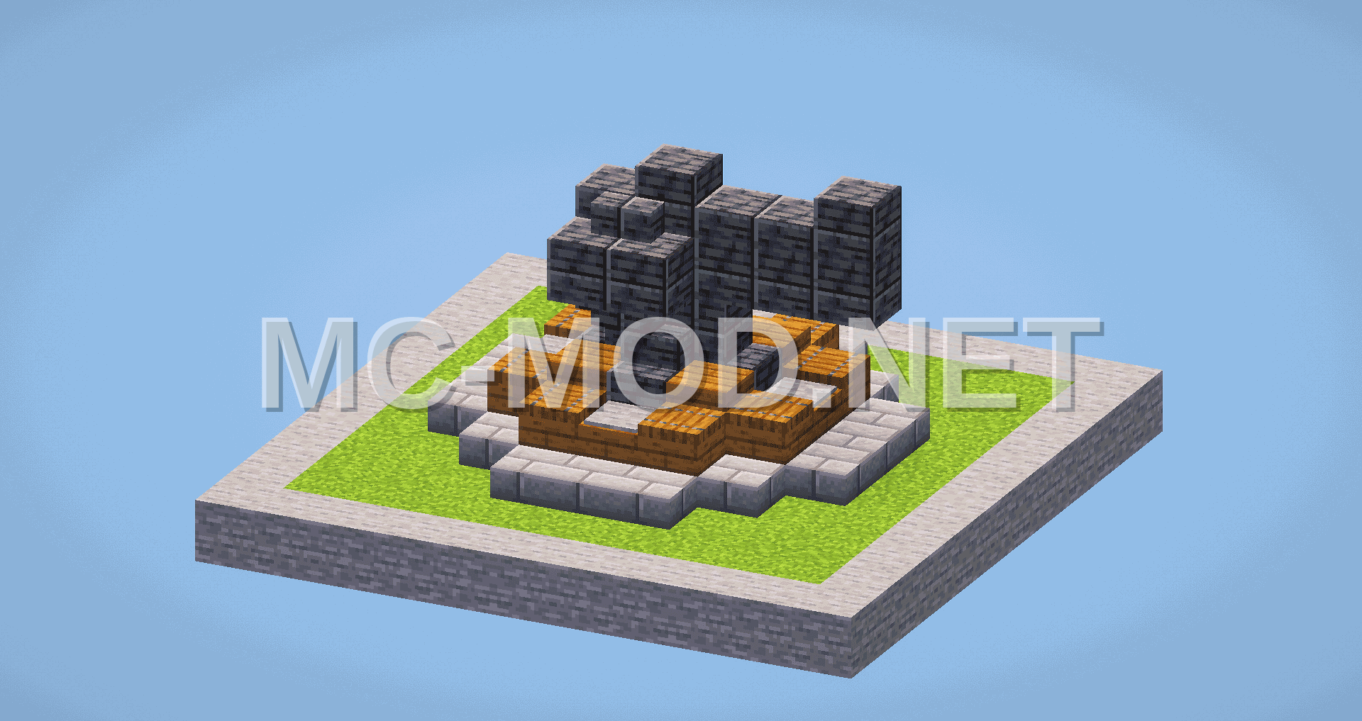 Clash of Clans Cannon Level 4 Pixel Art