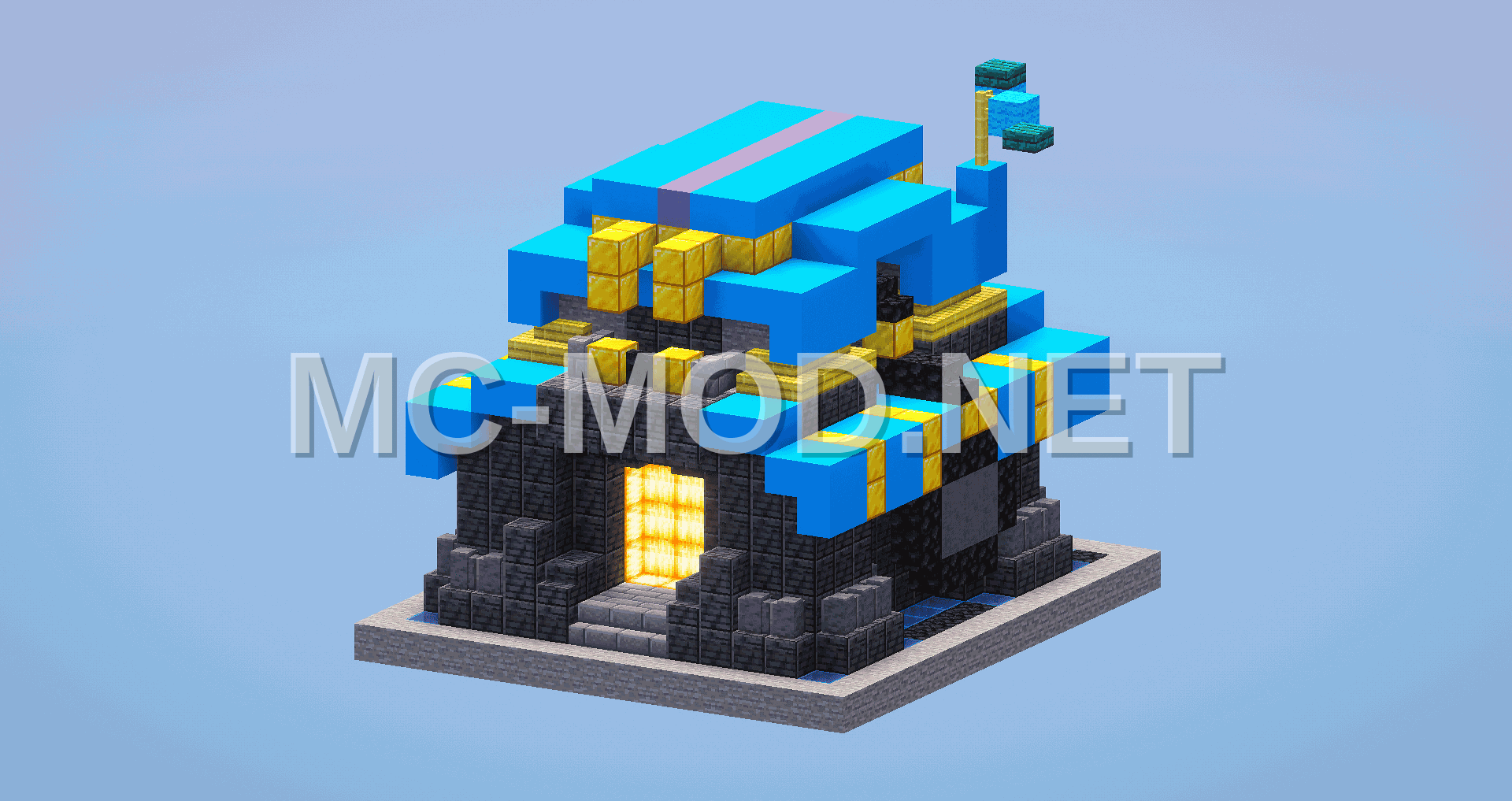 Clash of Clans Town Hall Level 12 Minecraft Build