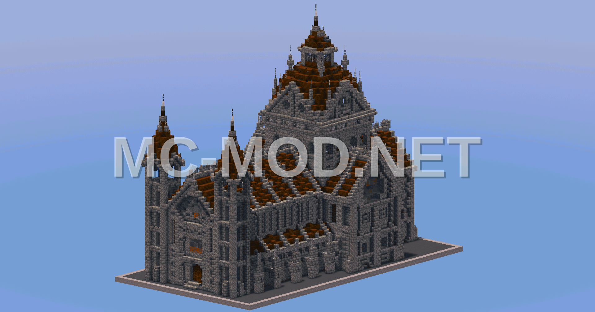 Compact Gothic Cathedral Structure
