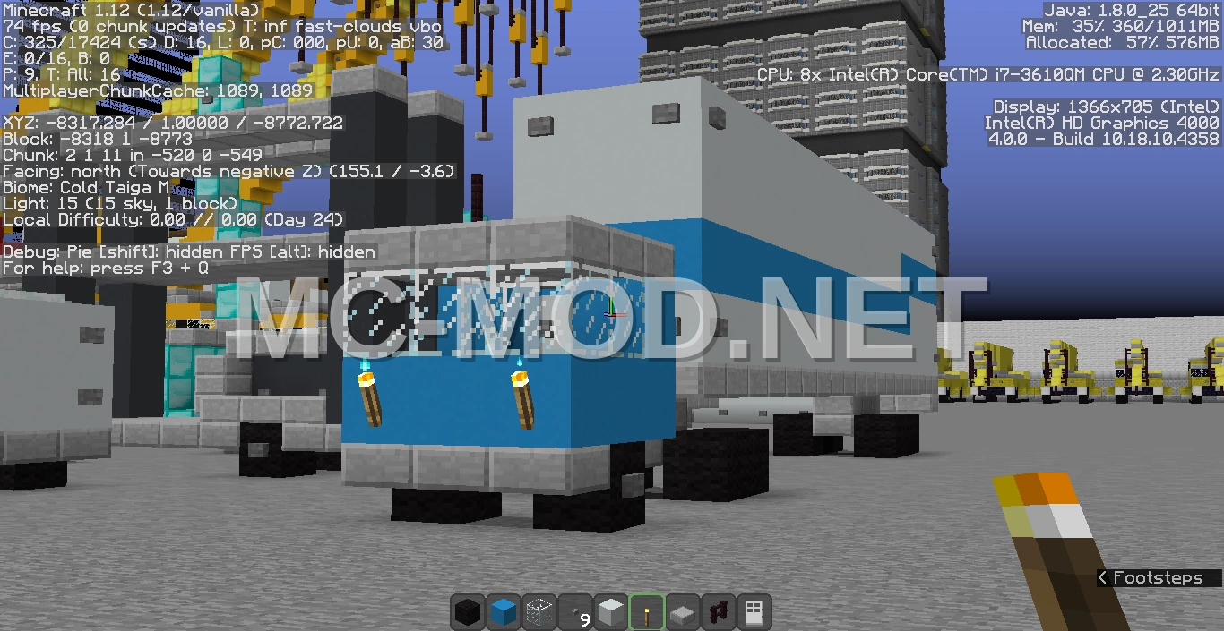 Container Truck with Trailer