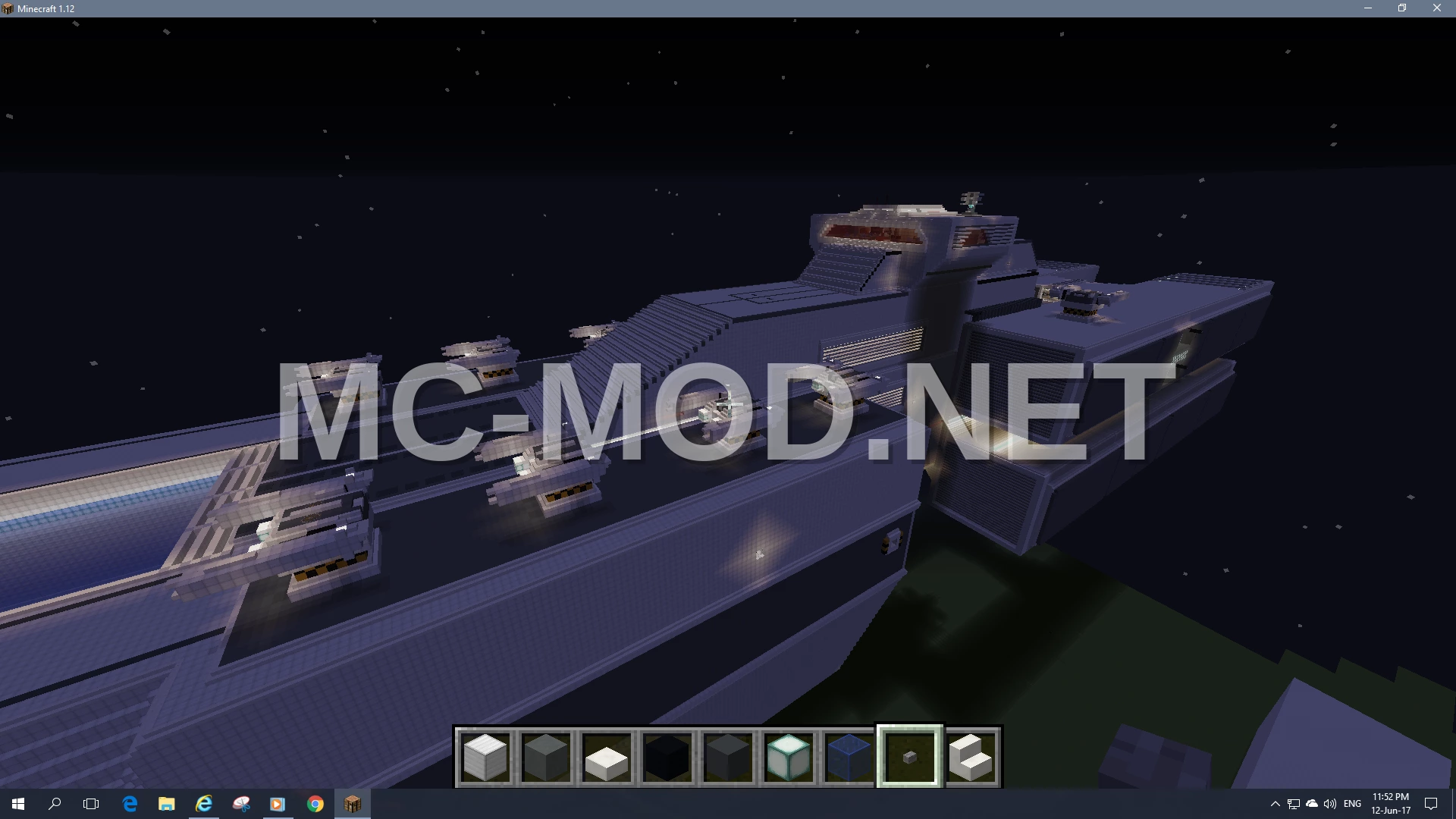 Crawling Darkness Drone Carrier Warship