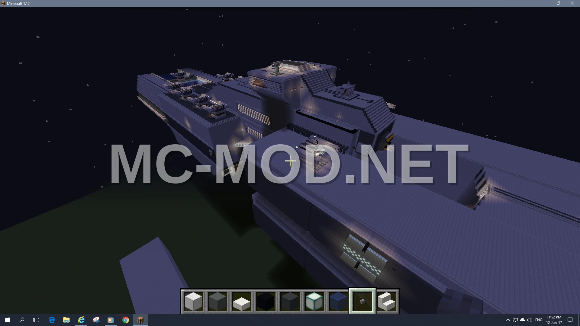 Crawling Darkness Drone Carrier Warship
