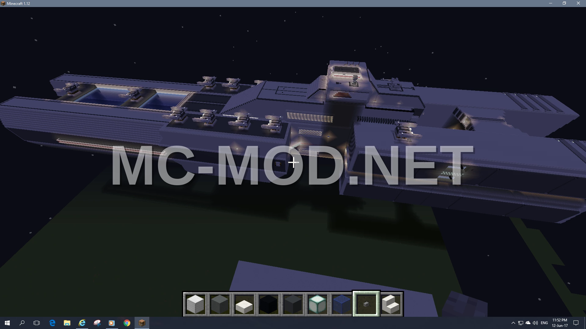 Crawling Darkness Drone Carrier Warship