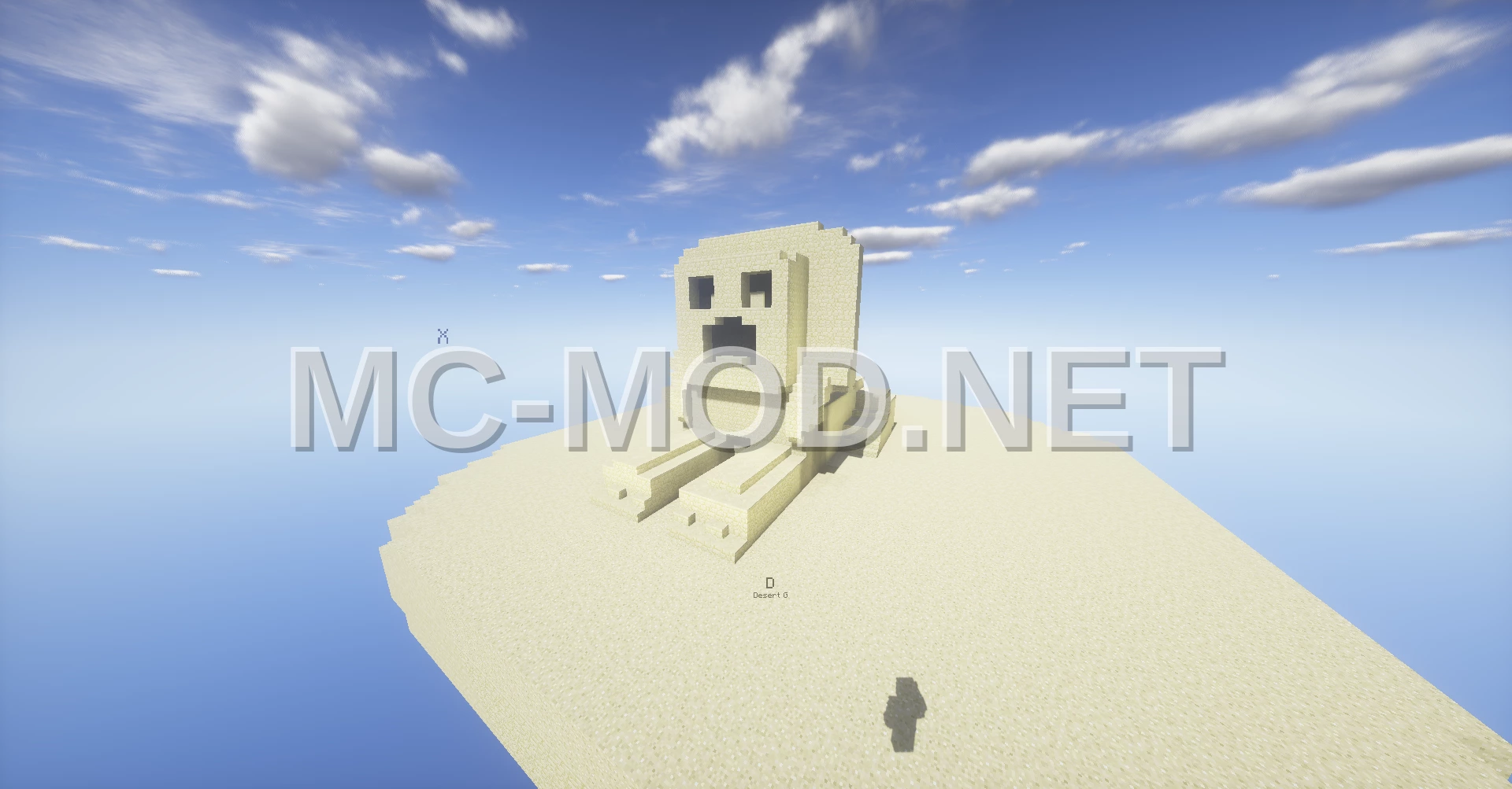 Creeper Sphinx Statue