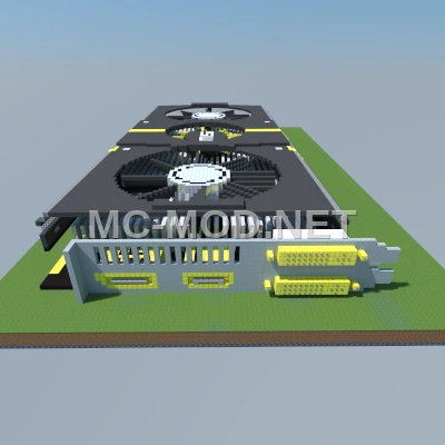 Pixel Art Graphics Card