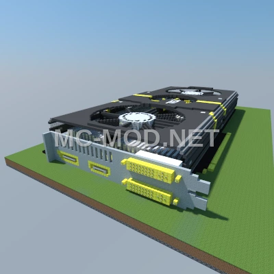Pixel Art Graphics Card
