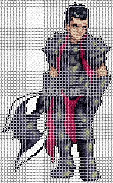 Darius League of Legends Pixel Art