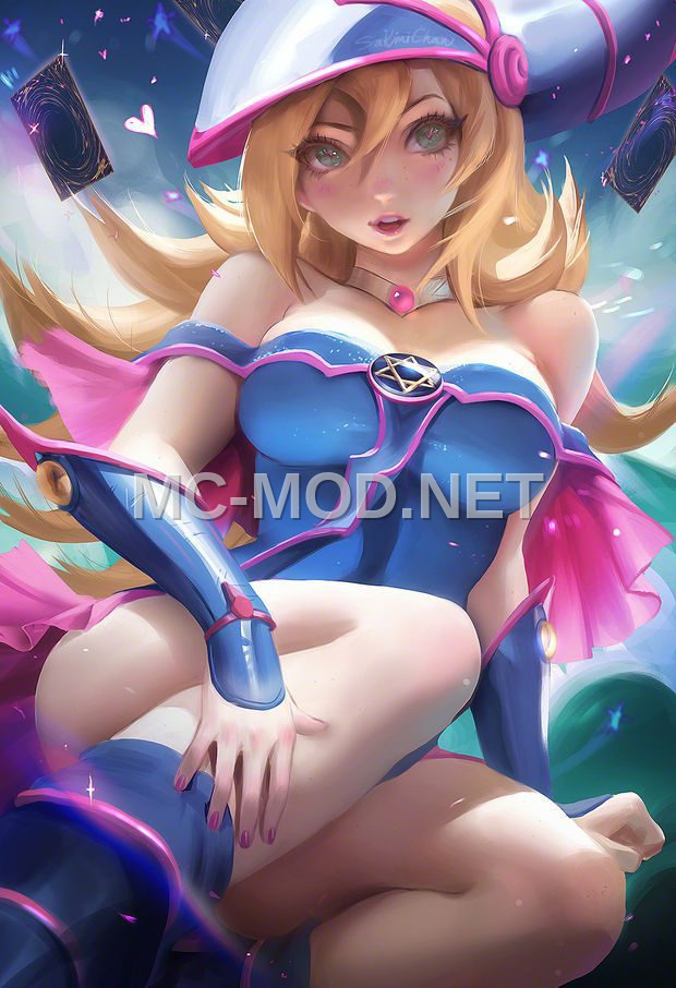 Dark Magician Girl Pixel Art – 188k Blocks