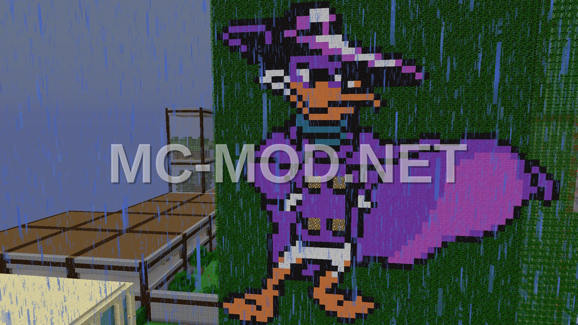Darkwing Duck Pixel Art