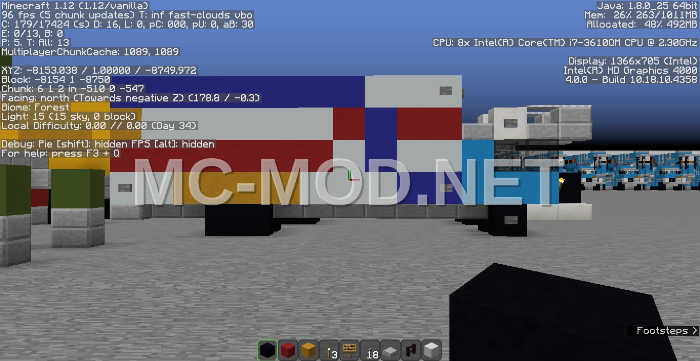 Decorated 10W Truck Van
