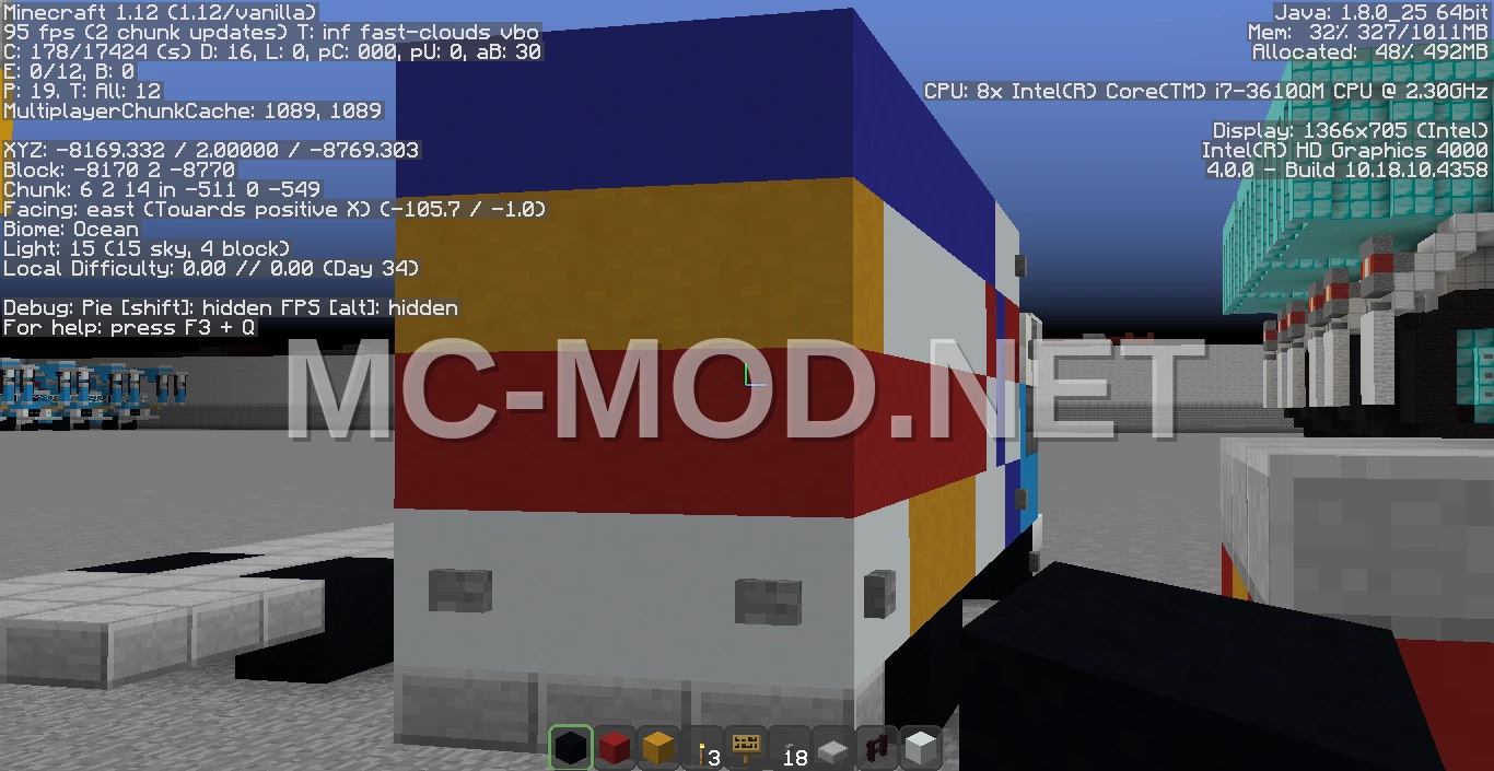 Decorated 10W Truck Van