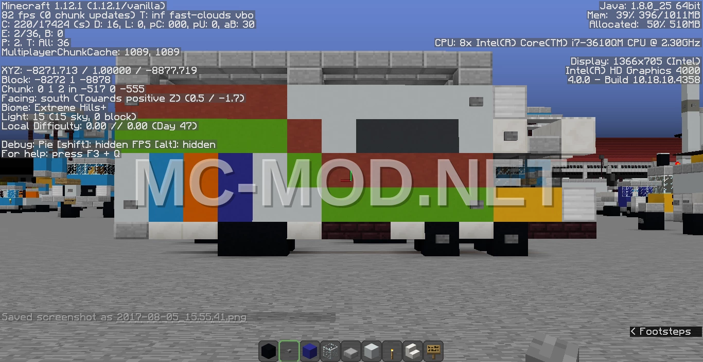 Decorated 12-Wheel Refrigerated Van