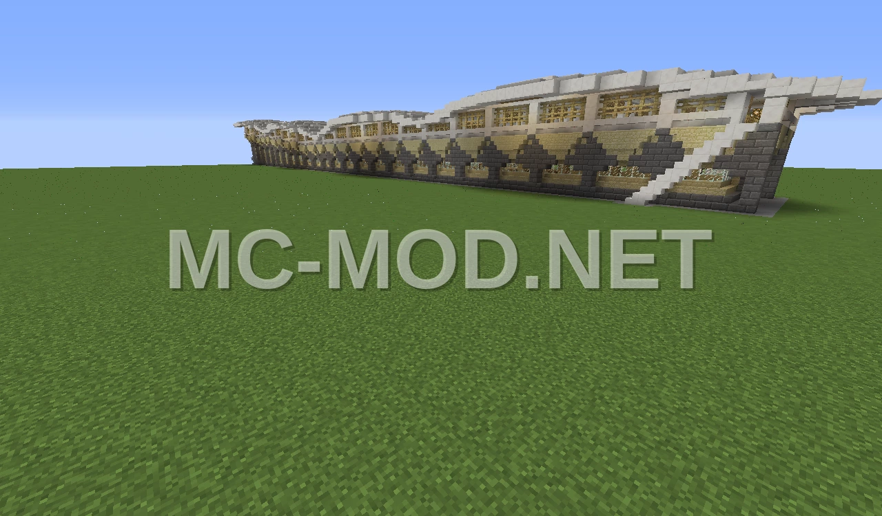 Decorative Elevated Train Tunnel