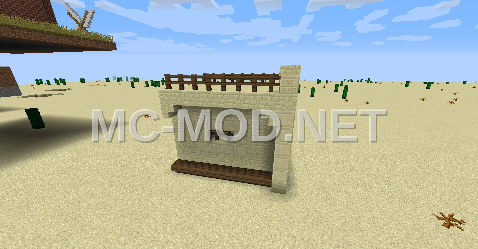 Desert Village Wall Section