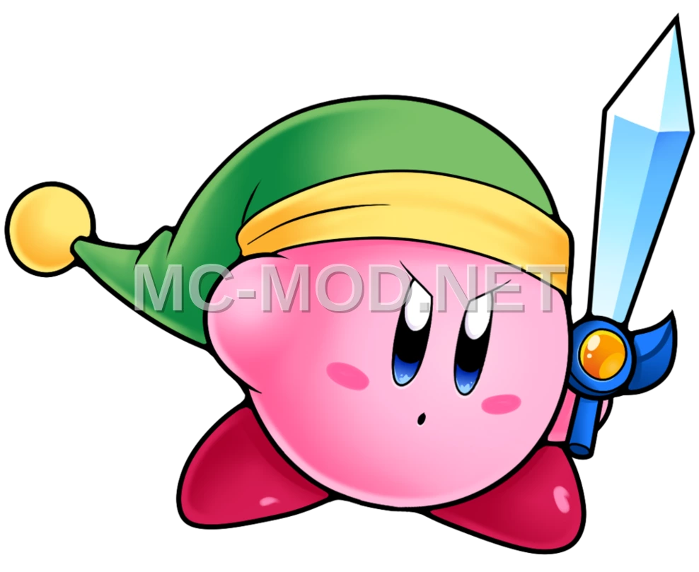 Easy Sword Kirby Pixel Art