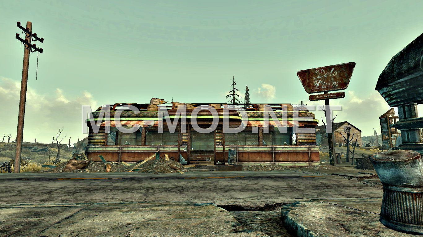 Fallout 3 Diner Restaurant Build