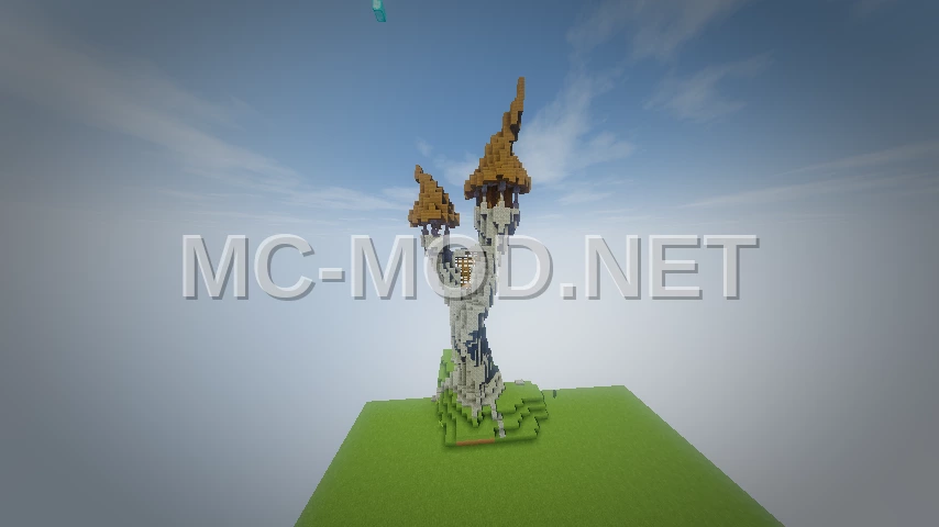 Fantasy Tower – Cobblestone & Grass